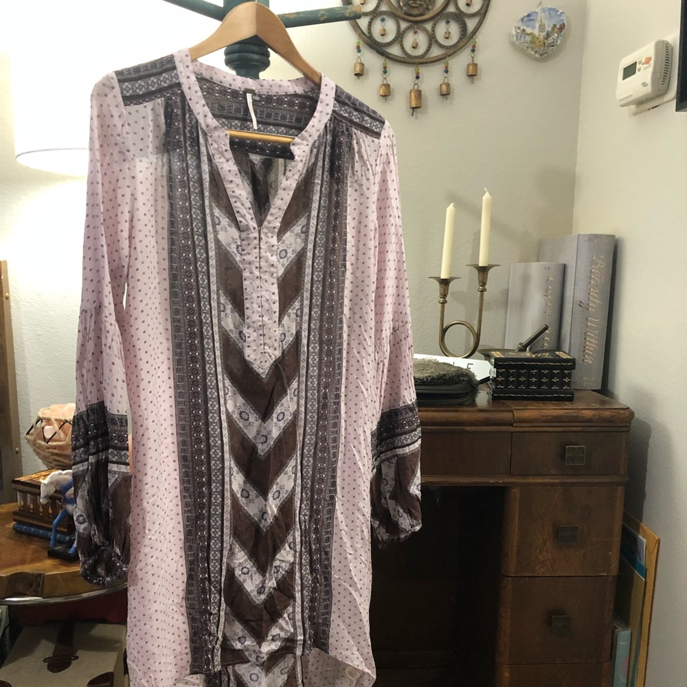 Free People Midi/High-Low Dress